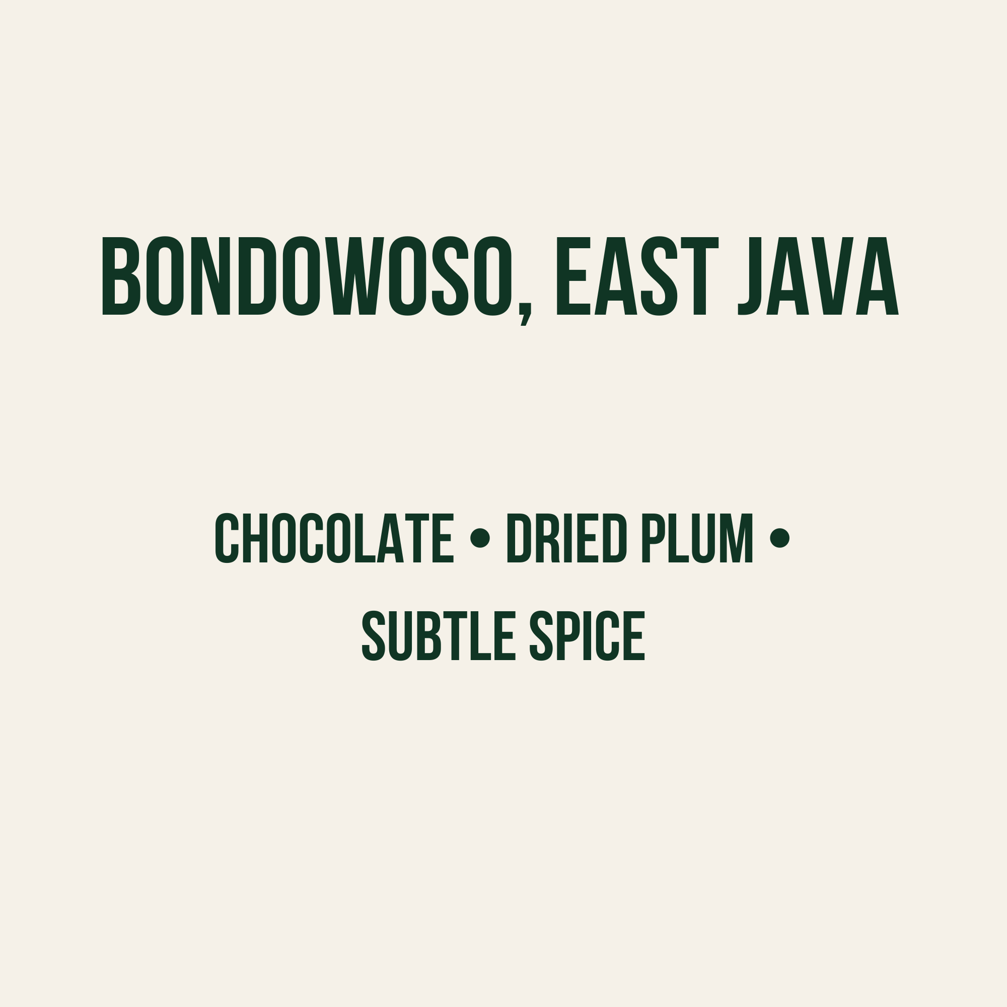 East Java, Indonesia, Semi-Washed