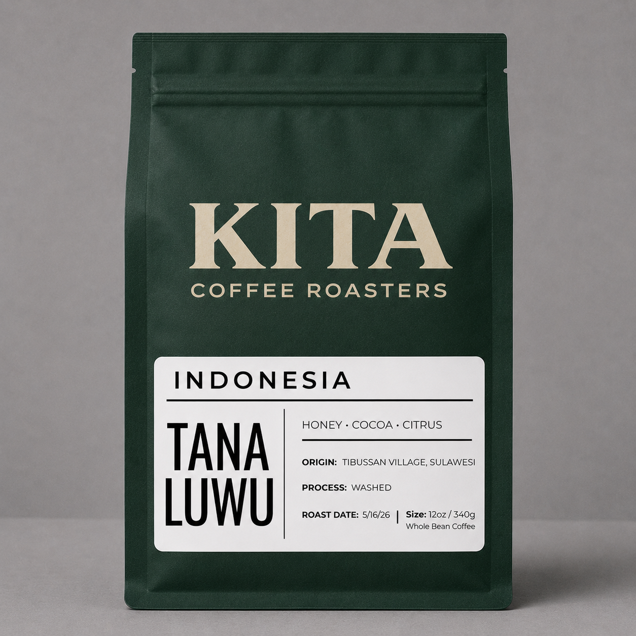 Sulawesi, Indonesia, Washed